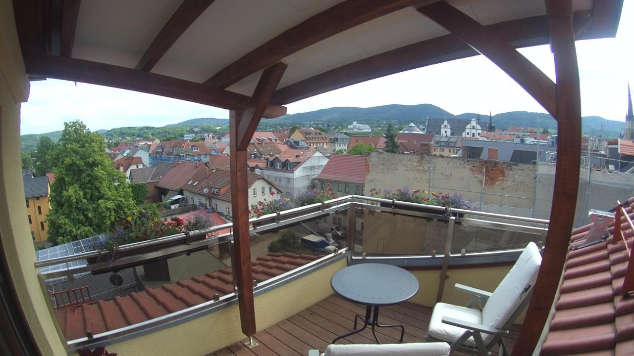 Ferienwohnung Fernblick Saalfeld Saale Buitenkant foto
