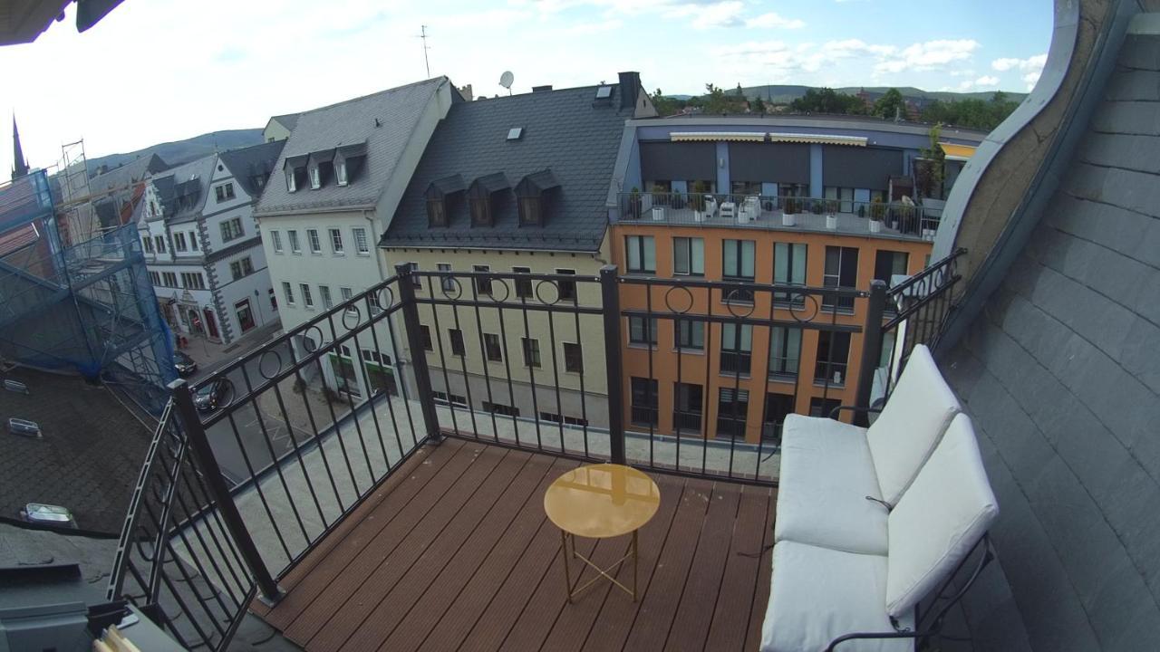Ferienwohnung Fernblick Saalfeld Saale Buitenkant foto