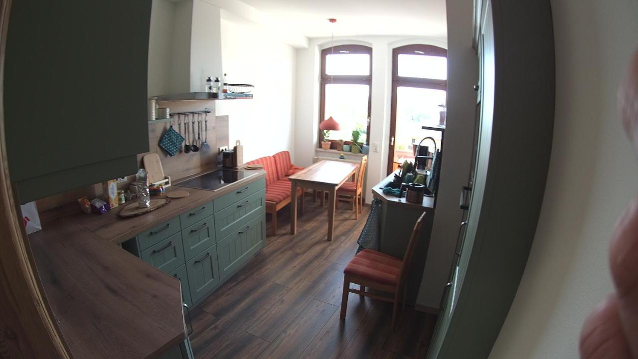 Ferienwohnung Fernblick Saalfeld Saale Buitenkant foto